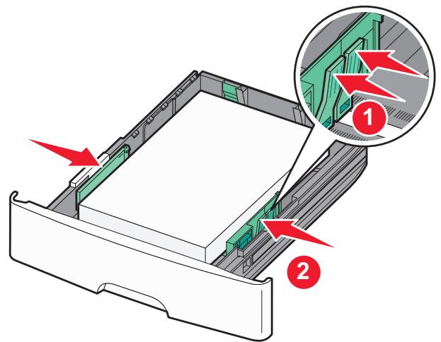 LEXMARK X203N - Chargement du tiroir papier - 8