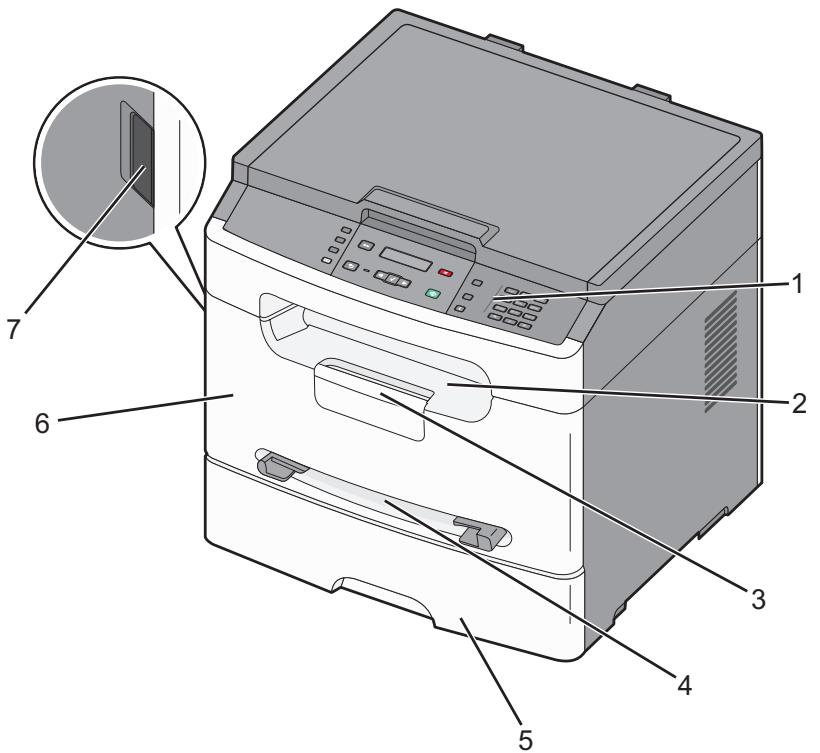 LEXMARK X203N - Modèle de base - 1