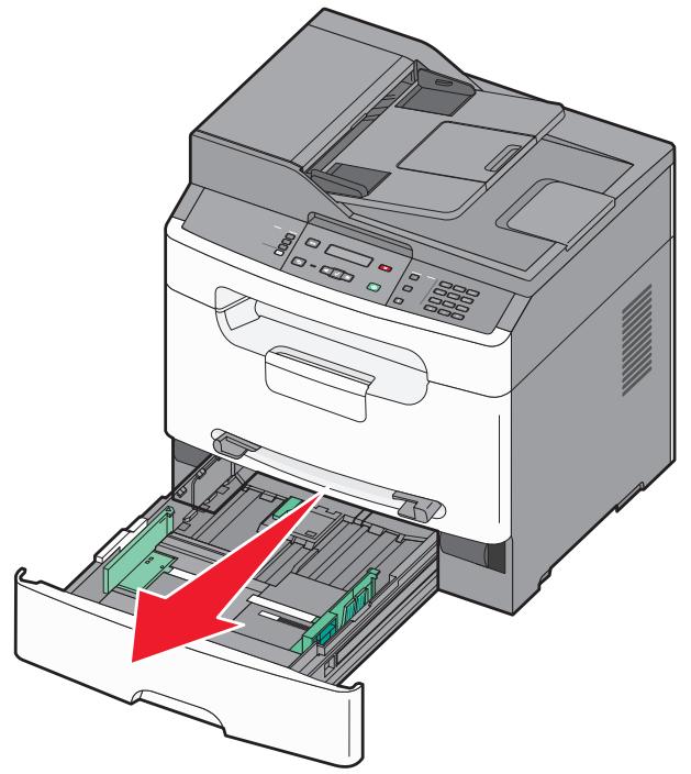 LEXMARK X203N - Chargement du tiroir papier - 1