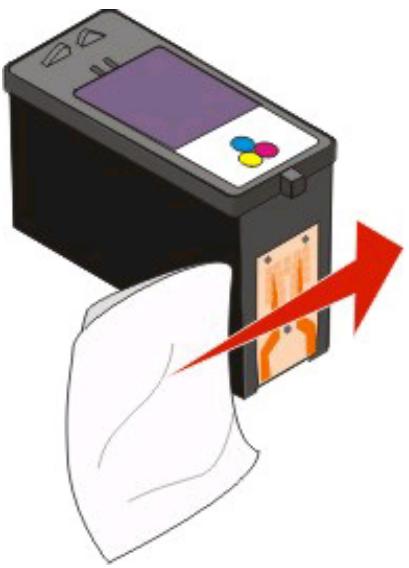 LEXMARK X2625 - Essuyage des buses et des contacts des cartouches - 2