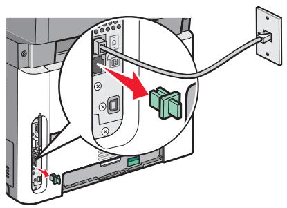 LEXMARK X363DN - Connexion d'une imprimante et d'un téléphone ou d'un répondeur à la même ligne téléphonique - 2