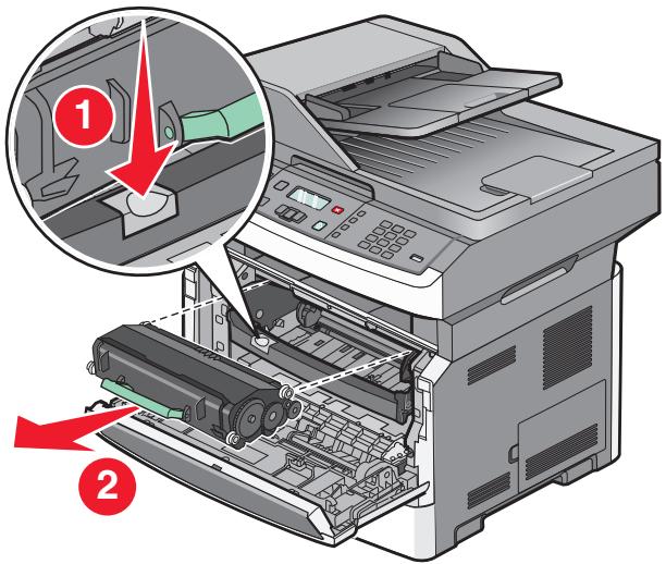 LEXMARK X363DN - Remplacement de la cartouche de toner - 2