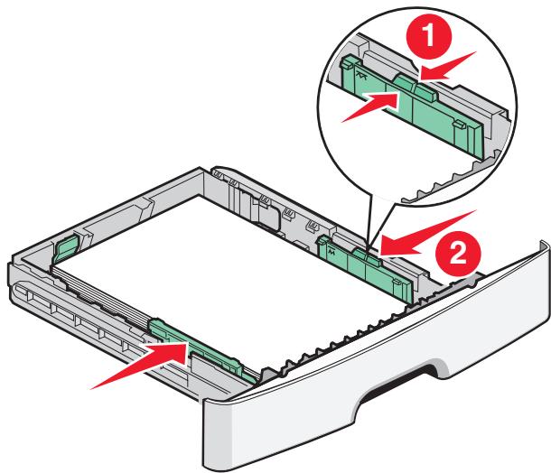 LEXMARK X363DN - Repère de chargement maximal - 2