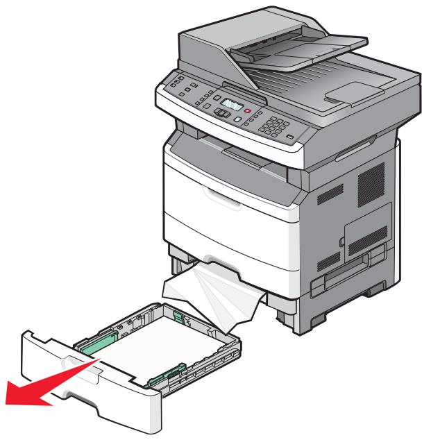 LEXMARK X363DN - Bourrage papier - 1