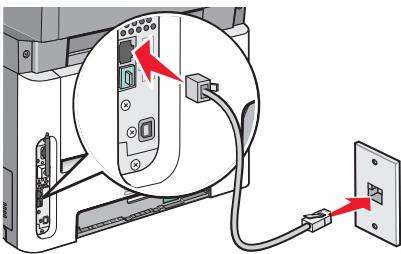LEXMARK X364DN - Connexion à un service de sonnerie distincte - 1