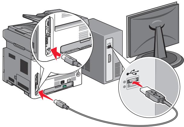 LEXMARK X364DW - Installation d'une imprimante sur un réseau sans fil (Windows) - 7