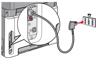 LEXMARK X364DW - Raccordement à une prise téléphonique murale en Allemagne - 2