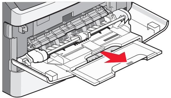 LEXMARK X364DW - Ouverture du chargeur multifonction - 2