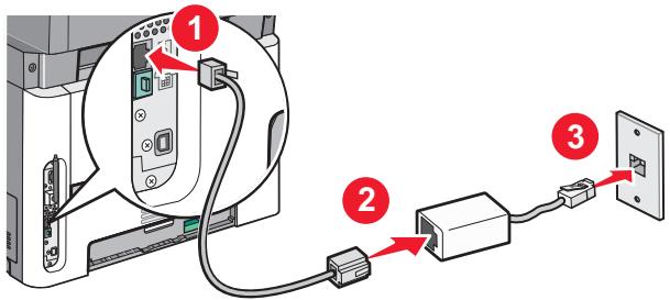 LEXMARK X364DW - Connexion à un service DSL - 1