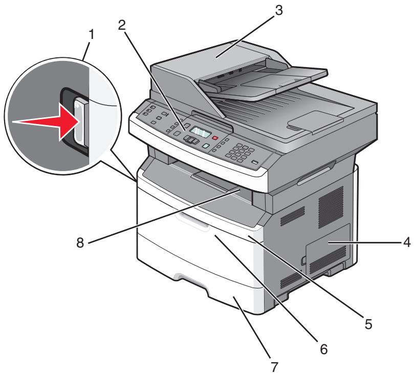 LEXMARK X364DW - Modèle de base - 1