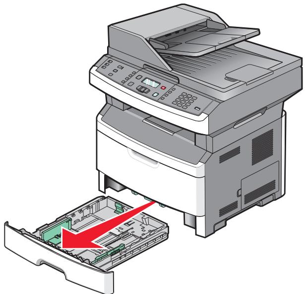 LEXMARK X364DW - Chargement des tiroirs - 1