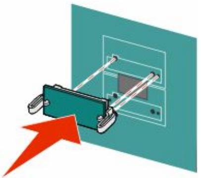 LEXMARK C734DN - Installation d'une carte mémoire flash ou d'une barrette microcode - 3