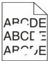 LEXMARK C734DN - Irregularités d'impression - 1