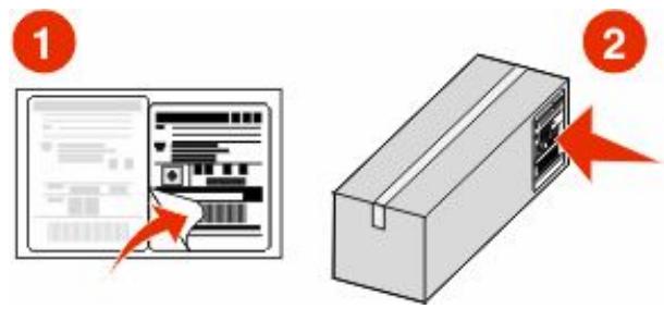 LEXMARK C734DN - Remplacement de la bouteille de récapuration de toner. - 5