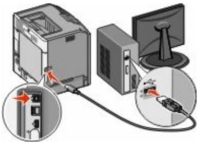 LEXMARK C734DN - Installation d'une imprimante sur un réseau sans fil (Windows) - 5