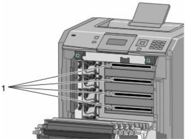 LEXMARK C734DN - Nettoyage des lentilles de la tête d'impression - 3