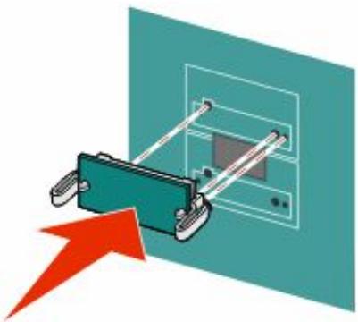 LEXMARK C734DTN - Installation d'une carte mémoire flash ou d'une barrette microcode - 3