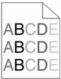 LEXMARK C734DTN - La densité d'impression est inégale - 1