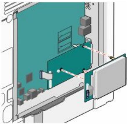 LEXMARK C734DTN - Installation d'un disque dur sur l'imprimante - 4