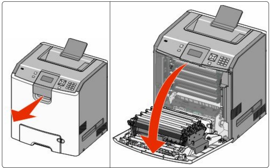 LEXMARK C734DTN - Remplacement d'une cartouche de toner - 1