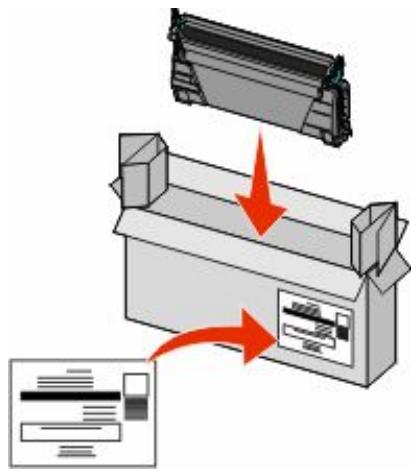 LEXMARK C734DW - Remplacement d'une cartouche de toner - 6