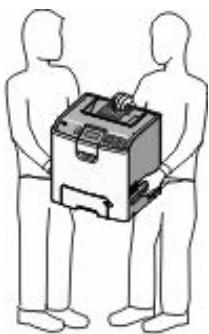 LEXMARK C734DW - Avant de déplacer l'imprimante - 2