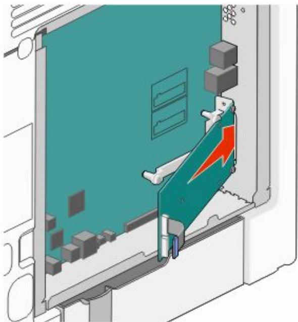 LEXMARK C734DW - Installation d'un port Internal Solutions Port - 9