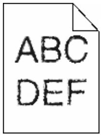 LEXMARK C734DW - Les bords des caractères sont irréguliers ou inégaux. - 1