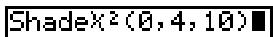 TEXAS INSTRUMENTS TI-84 PLUS - Shade ^2 ( - 1