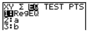 TEXAS INSTRUMENTS TI-84 PLUS - Equation de régression automatique - 4