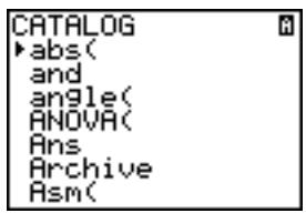 TEXAS INSTRUMENTS TI-84 PLUS - Utilisation de l'option GarbageCollect - 1
