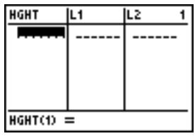 TEXAS INSTRUMENTS TI-84 PLUS - Taille (en centimètres) de chacune des 10 femmes - 2