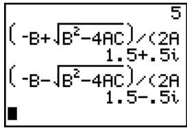TEXAS INSTRUMENTS TI-84 PLUS - Affichage de résultats complexes - 5
