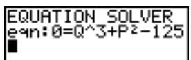 TEXAS INSTRUMENTS TI-84 PLUS - Saisie d'une expression dans l'éditeur de résolution - 1