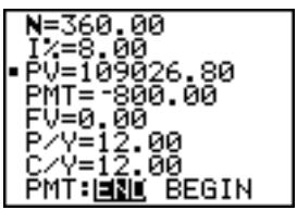 TEXAS INSTRUMENTS TI-84 PLUS - Exemple : Calcul de la part du capital restant due après chaque versement d'un prêt - 3