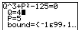 TEXAS INSTRUMENTS TI-84 PLUS - Résolution d'une variable dans l'éditeur de résolution - 3