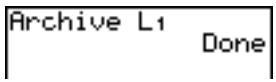 TEXAS INSTRUMENTS TI-84 PLUS - Archiver et désarchiver les variables - 3
