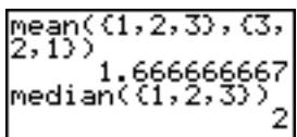 TEXAS INSTRUMENTS TI-84 PLUS - mean(, median( - 2