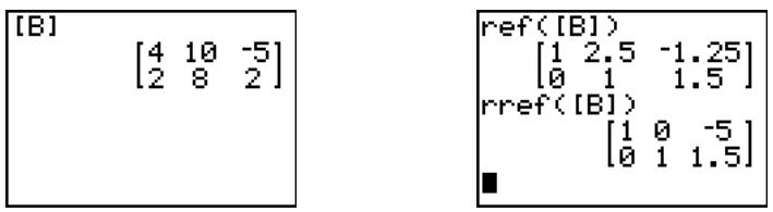 TEXAS INSTRUMENTS TI-84 PLUS - Opérations ligne - 1