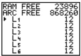 TEXAS INSTRUMENTS TI-84 PLUS - Archiver et désarchiver les variables - 6