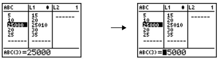 TEXAS INSTRUMENTS TI-84 PLUS - Contexte de modification des termes - 1