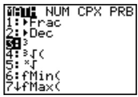 TEXAS INSTRUMENTS TI-84 PLUS - Afficher un menu - 2