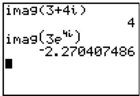 TEXAS INSTRUMENTS TI-84 PLUS - imag( - 1