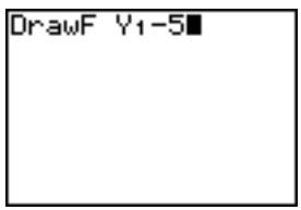 TEXAS INSTRUMENTS TI-84 PLUS - DrawF expression - 1