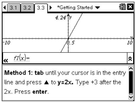 TEXAS INSTRUMENTS TI-NSPIRE CAS - Ajout d'une page Graphique - 4