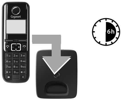 GIGASET AL320A - Premier cycle de charge et décharge de la batterie - 1