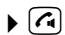 GIGASET E310, E310A, E310H - Rappel de l'appelant depuis le journal des appels - 2