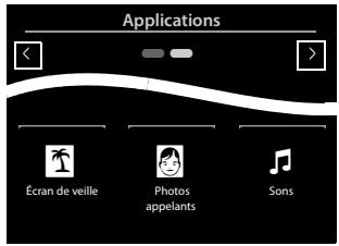 GIGASET SL910,  SL910A,  SL910H - Ecran de veille, images appelant et sonneries - 1