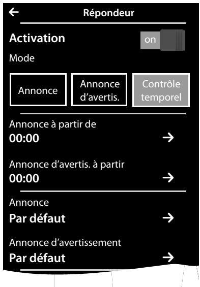 GIGASET SL910A - Définition du Mode - 1