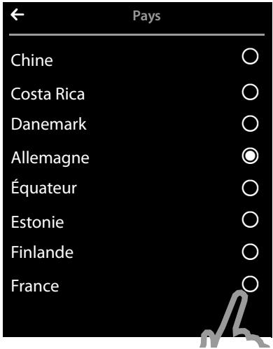 GIGASET SL910H - Réglage de la base et du combiné – Assistant de configuration - 9